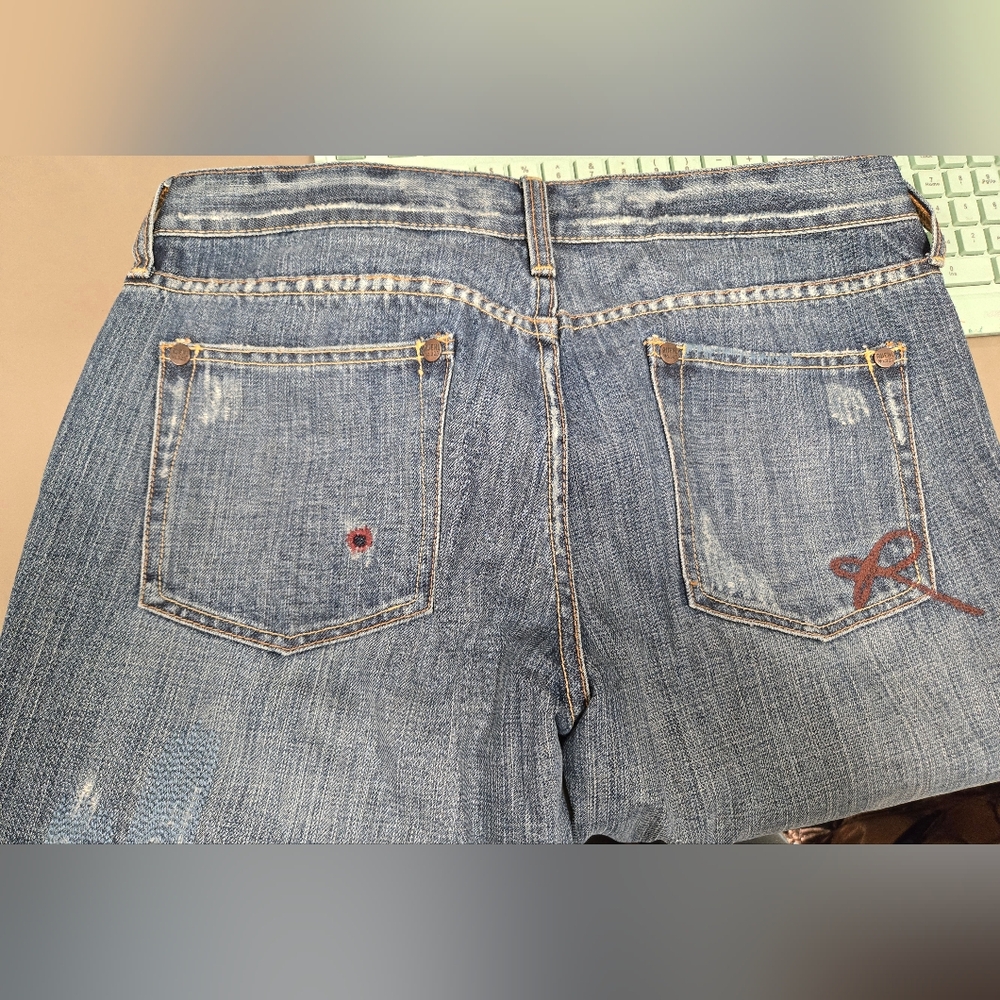 Ruehl No. 925 distressed Jeans, Sz 31